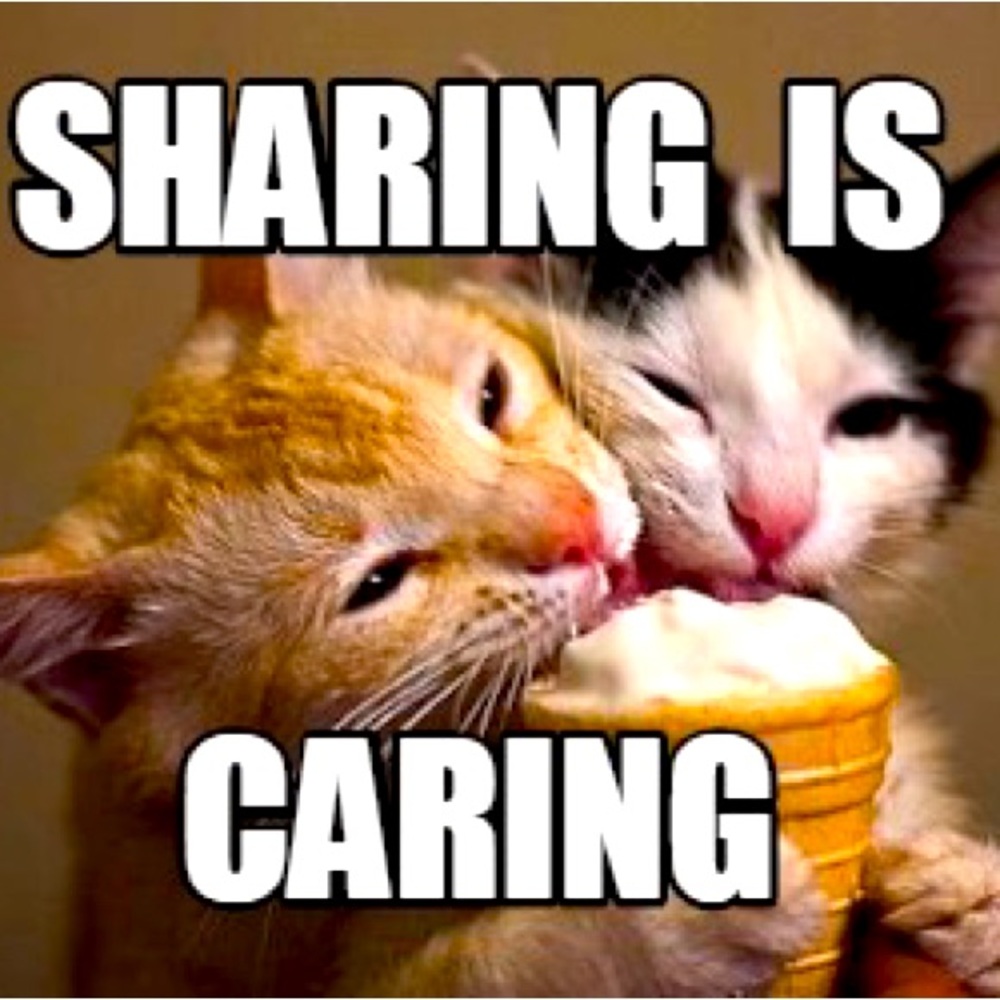 Sharing is caring, let’s help eachother out by sharing to make that sale. 💰